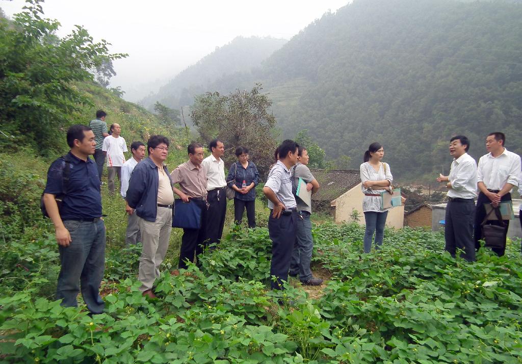 我校领导到对口援建丹凤县土门镇西坡小学考察